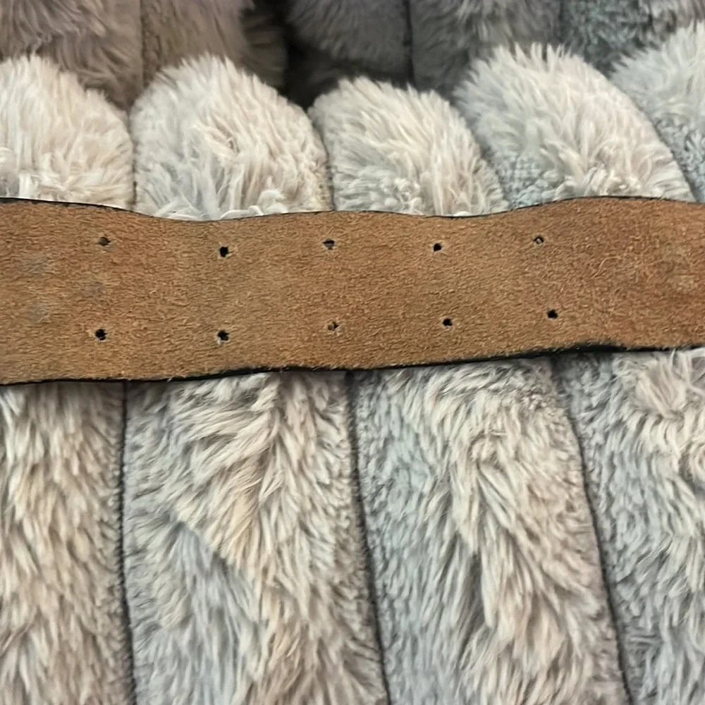 Betsey Johnson, silver metallic rhinestone stud belt size medium - Picture 10 of 11
